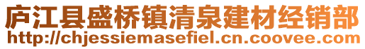 廬江縣盛橋鎮(zhèn)清泉建材經(jīng)銷部