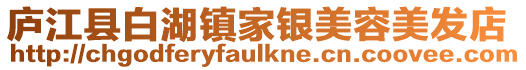 廬江縣白湖鎮家銀美容美發店