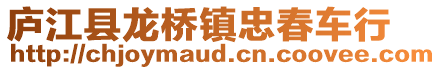 廬江縣龍橋鎮忠春車行
