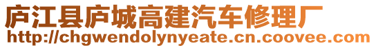 廬江縣廬城高建汽車修理廠