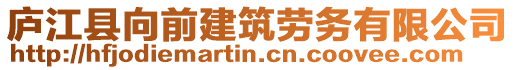 廬江縣向前建筑勞務有限公司