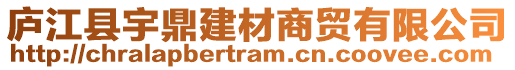 廬江縣宇鼎建材商貿有限公司