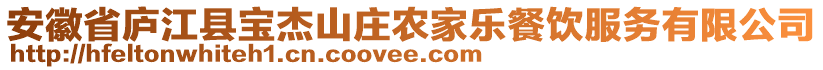 安徽省廬江縣寶杰山莊農(nóng)家樂餐飲服務有限公司