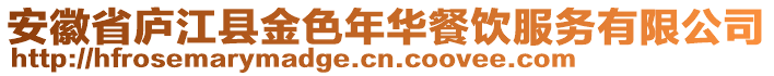 安徽省廬江縣金色年華餐飲服務(wù)有限公司