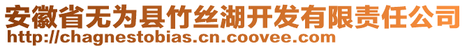 安徽省無為縣竹絲湖開發(fā)有限責(zé)任公司