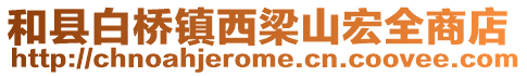 和縣白橋鎮(zhèn)西梁山宏全商店