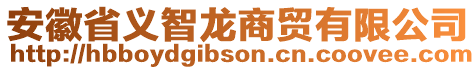 安徽省义智龙商贸有限公司