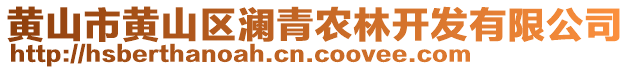 黃山市黃山區(qū)瀾青農(nóng)林開發(fā)有限公司