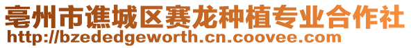 亳州市譙城區(qū)賽龍種植專業(yè)合作社