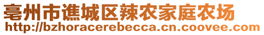 亳州市譙城區(qū)辣農(nóng)家庭農(nóng)場