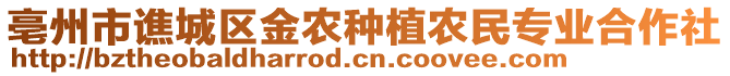 亳州市譙城區(qū)金農(nóng)種植農(nóng)民專業(yè)合作社