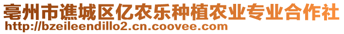 亳州市譙城區(qū)億農(nóng)樂種植農(nóng)業(yè)專業(yè)合作社