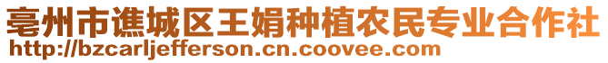 亳州市譙城區(qū)王娟種植農(nóng)民專(zhuān)業(yè)合作社