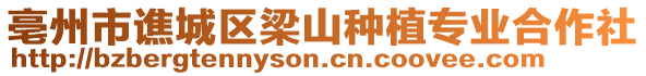 亳州市譙城區(qū)梁山種植專業(yè)合作社