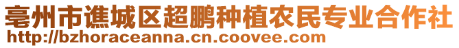 亳州市譙城區(qū)超鵬種植農(nóng)民專業(yè)合作社