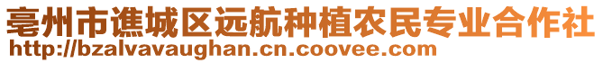 亳州市譙城區(qū)遠航種植農(nóng)民專業(yè)合作社