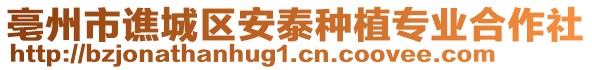 亳州市譙城區(qū)安泰種植專業(yè)合作社