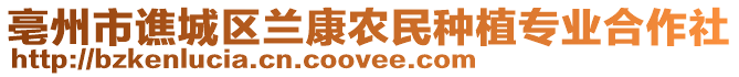 亳州市譙城區(qū)蘭康農(nóng)民種植專業(yè)合作社