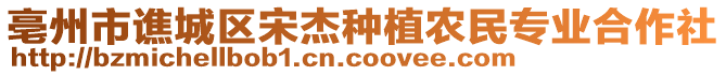 亳州市譙城區宋杰種植農民專業合作社