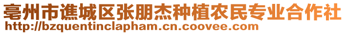亳州市譙城區(qū)張朋杰種植農(nóng)民專業(yè)合作社