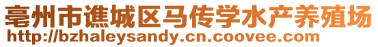 亳州市譙城區(qū)馬傳學(xué)水產(chǎn)養(yǎng)殖場