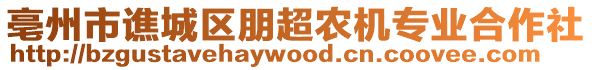 亳州市譙城區(qū)朋超農(nóng)機(jī)專業(yè)合作社