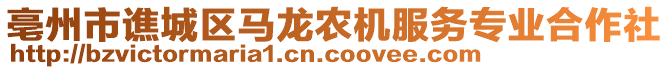 亳州市譙城區馬龍農機服務專業合作社