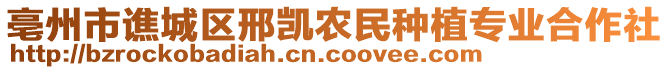 亳州市譙城區(qū)邢凱農(nóng)民種植專業(yè)合作社