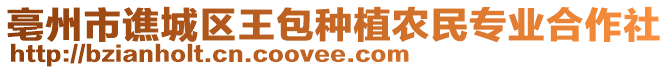 亳州市譙城區王包種植農民專業合作社