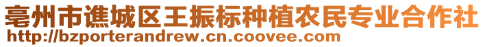 亳州市譙城區(qū)王振標(biāo)種植農(nóng)民專業(yè)合作社