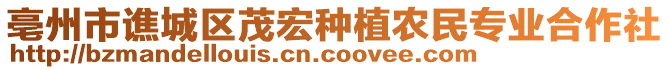 亳州市譙城區茂宏種植農民專業合作社