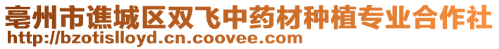 亳州市譙城區雙飛中藥材種植專業合作社