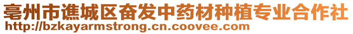 亳州市譙城區奮發中藥材種植專業合作社