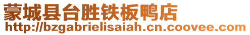 蒙城縣臺(tái)勝鐵板鴨店