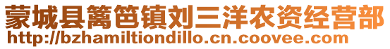 蒙城縣籬笆鎮(zhèn)劉三洋農資經營部