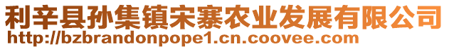 利辛縣孫集鎮宋寨農業發展有限公司