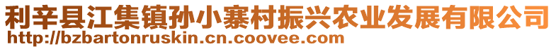 利辛縣江集鎮孫小寨村振興農業發展有限公司