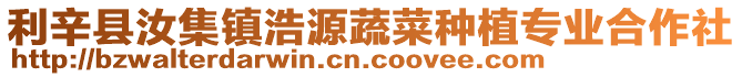 利辛縣汝集鎮(zhèn)浩源蔬菜種植專業(yè)合作社