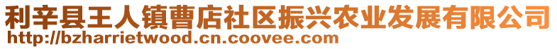 利辛縣王人鎮曹店社區振興農業發展有限公司