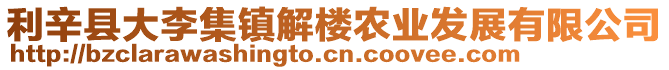 利辛縣大李集鎮解樓農業發展有限公司