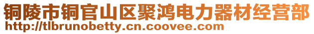 铜陵市铜官山区聚鸿电力器材经营部