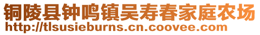 铜陵县钟鸣镇吴寿春家庭农场