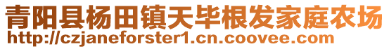 青陽縣楊田鎮(zhèn)天畢根發(fā)家庭農(nóng)場