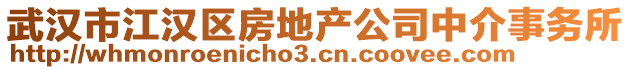 武漢市江漢區房地產公司中介事務所