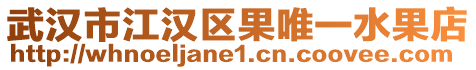 武漢市江漢區果唯一水果店