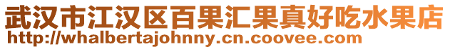 武漢市江漢區百果匯果真好吃水果店