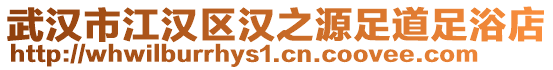 武漢市江漢區(qū)漢之源足道足浴店