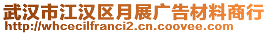 武漢市江漢區月展廣告材料商行