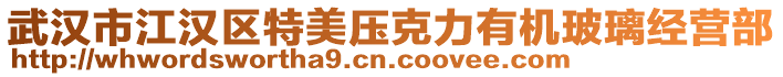 武漢市江漢區(qū)特美壓克力有機(jī)玻璃經(jīng)營部