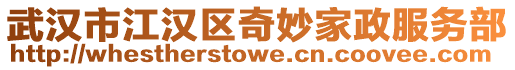 武漢市江漢區(qū)奇妙家政服務(wù)部